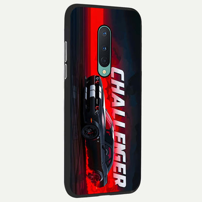  Crimson Challenger Fury back cover For OnePlus 8 slim fit glass case with vibrant aesthetic design