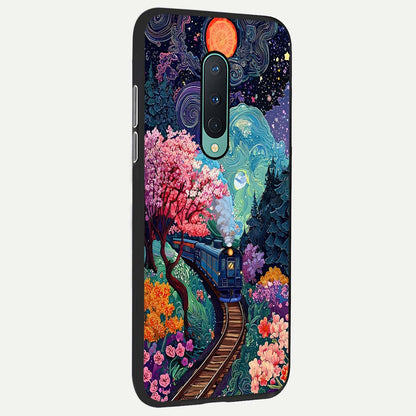  Digital Art back cover For OnePlus 8 slim fit glass case with vibrant aesthetic design