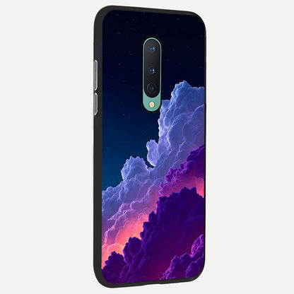  Dreamy Cloud Skies back cover For OnePlus 8 slim fit glass case with vibrant aesthetic design