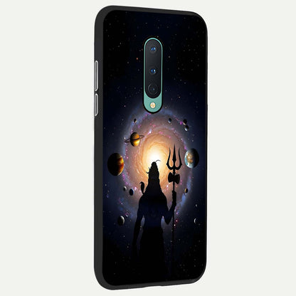  Galactic Shiva Vision back cover For OnePlus 8 slim fit glass case with vibrant aesthetic design