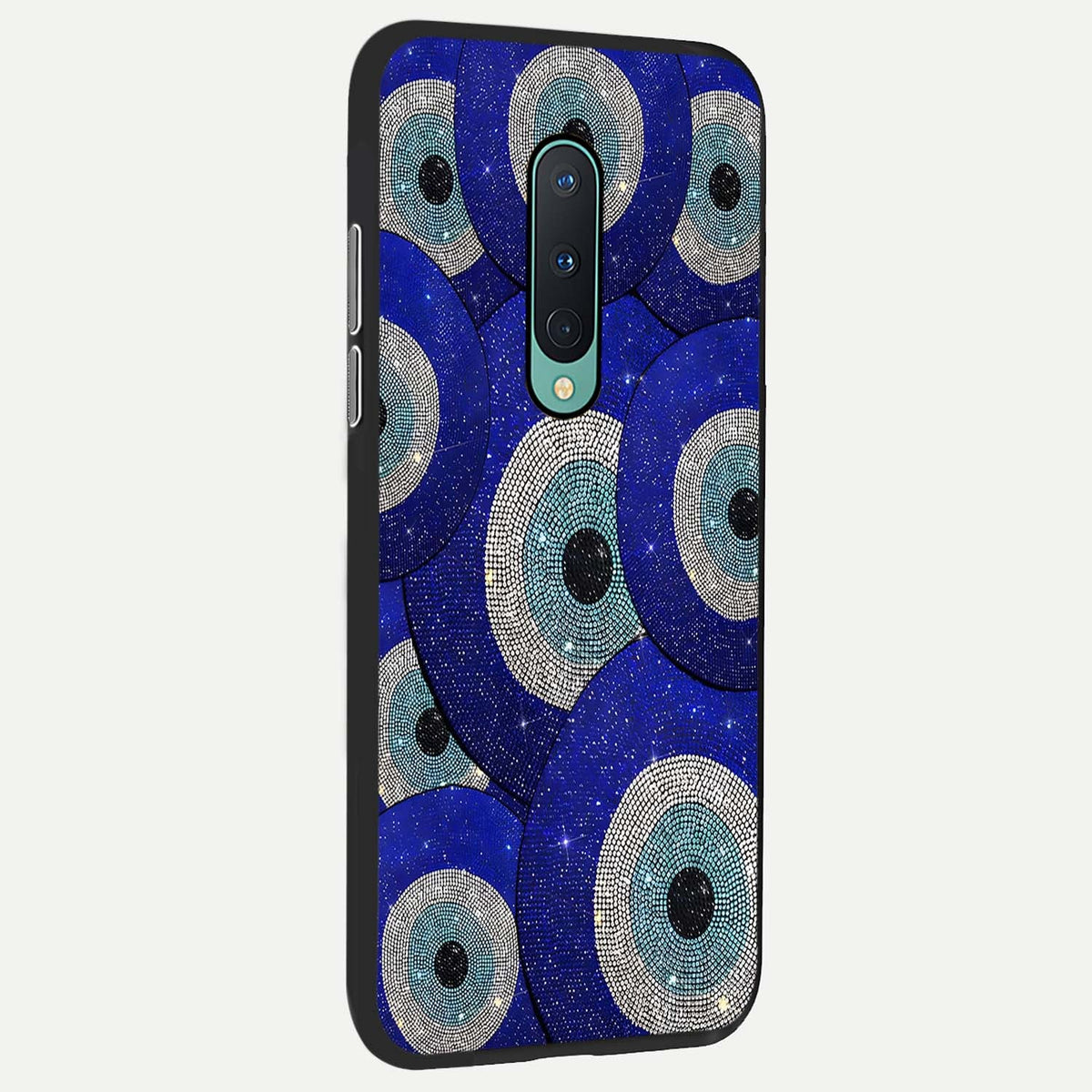  Galaxy Eye Flow back cover For OnePlus 8 slim fit glass case with vibrant aesthetic design