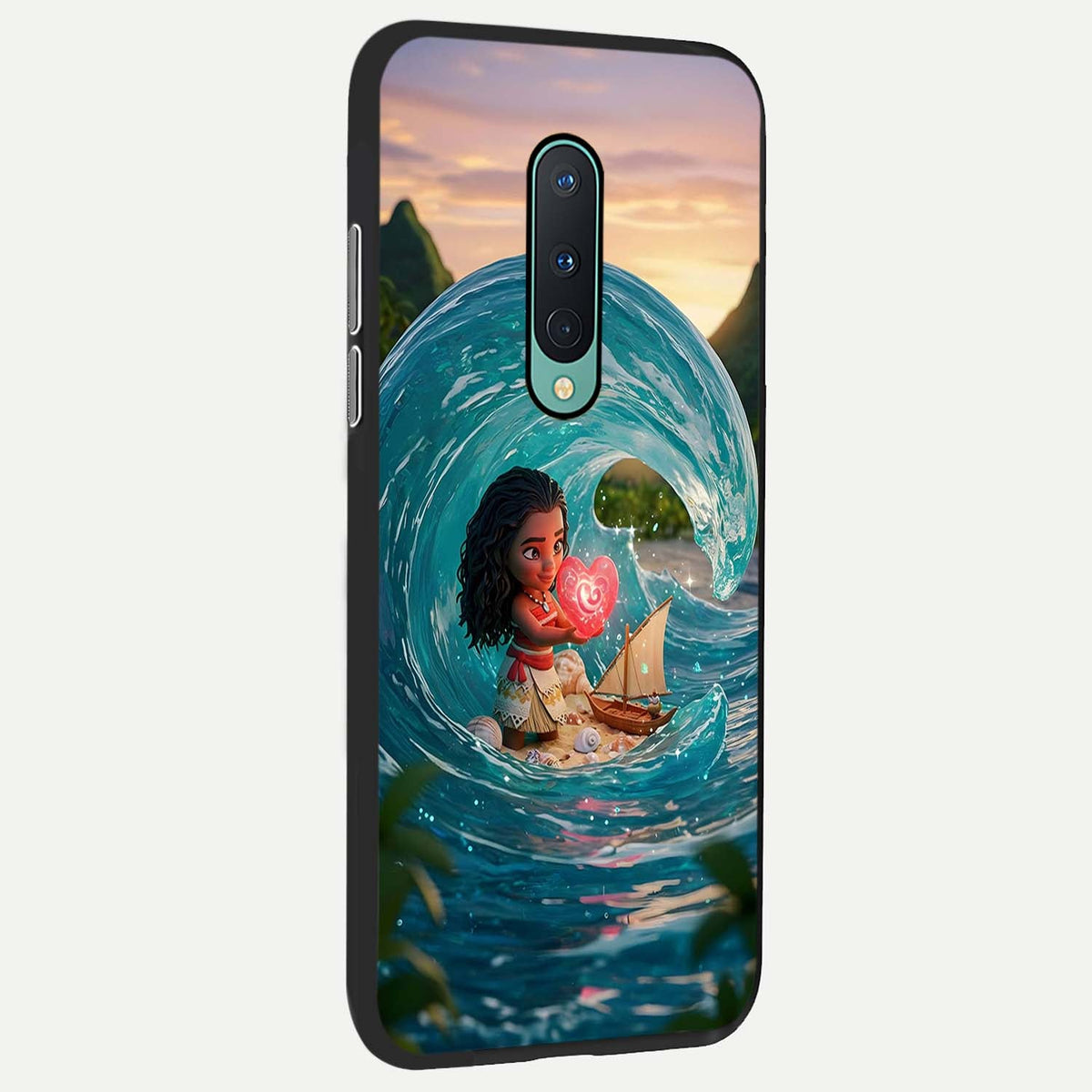  Heart of Ocean back cover For OnePlus 8 slim fit glass case with vibrant aesthetic design