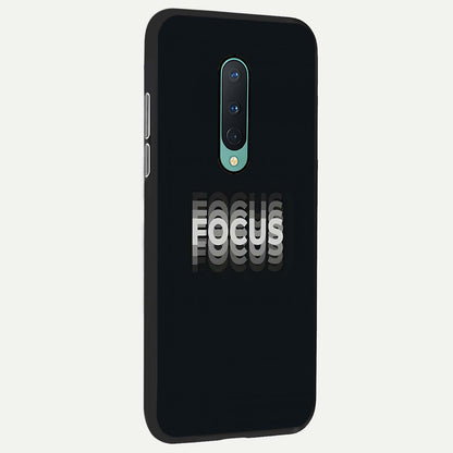  Mono Focus Vision back cover For OnePlus 8 slim fit glass case with vibrant aesthetic design
