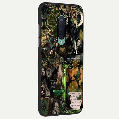  Mystic Woods Secret back cover For OnePlus 8 slim fit glass case with vibrant aesthetic design