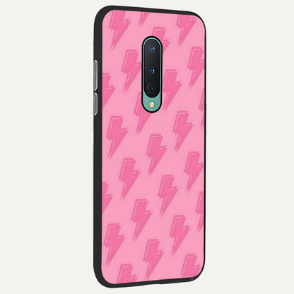  Pink Moo Magic back cover For OnePlus 8 slim fit glass case with vibrant aesthetic design