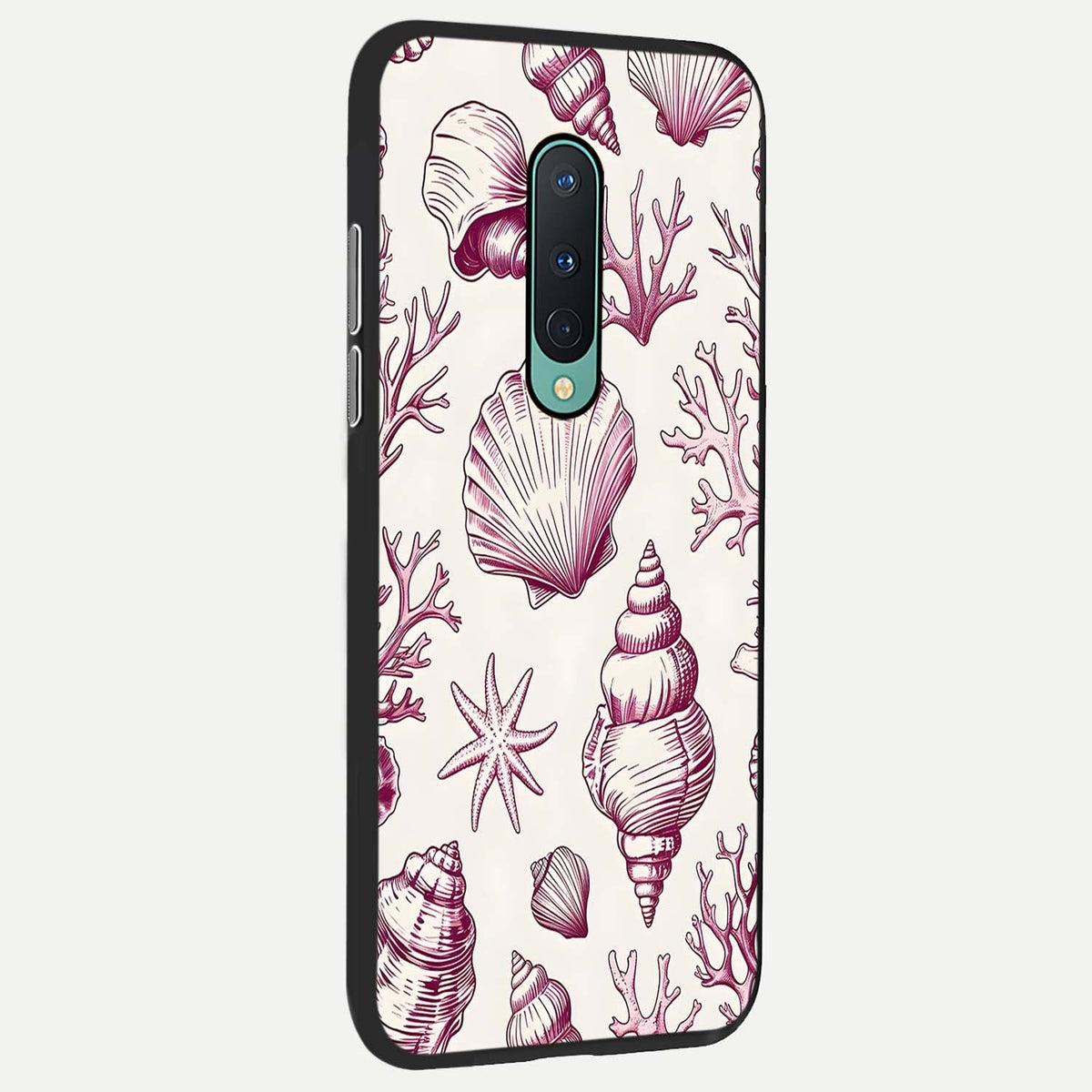  Pink Power Sparks back cover For OnePlus 8 slim fit glass case with vibrant aesthetic design