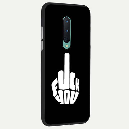  Rebel Mode On back cover For OnePlus 8 slim fit glass case with vibrant aesthetic design