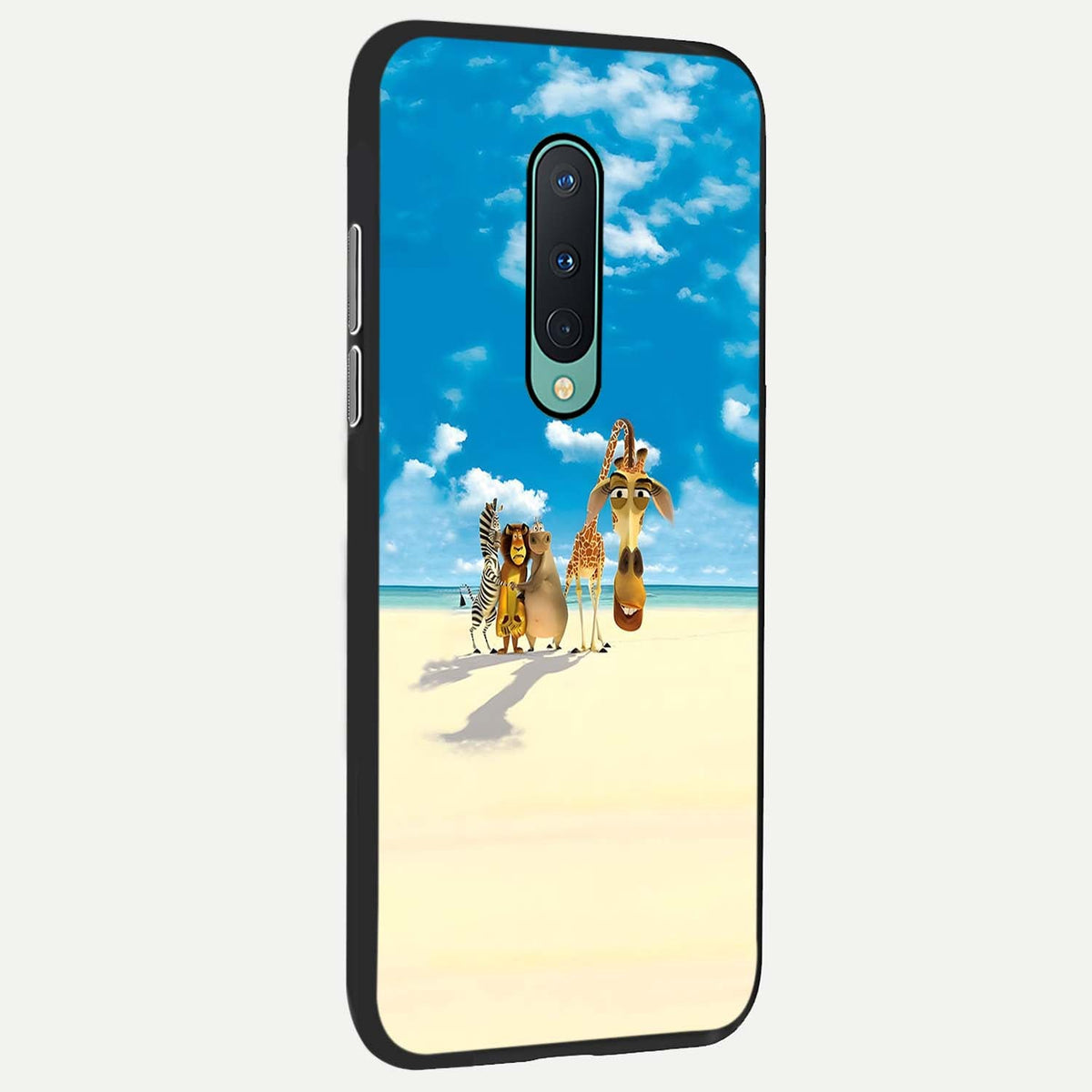 Tropical Fun Squad back cover For OnePlus 8 slim fit glass case with vibrant aesthetic design
