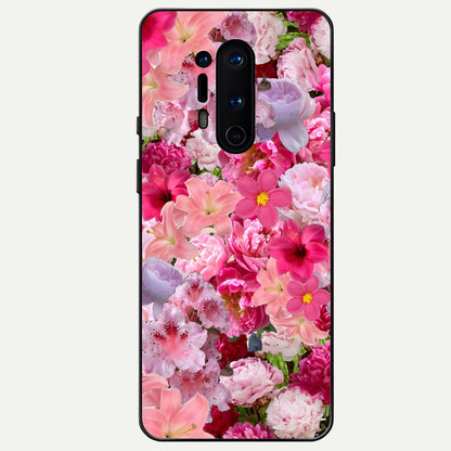  Bloom Crush Fantasy Glass Case For OnePlus 8 Pro back cover – full design glossy printed glass finish