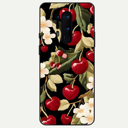  Blooming Spendor Bird Glass Case For OnePlus 8 Pro back cover – full design glossy printed glass finish
