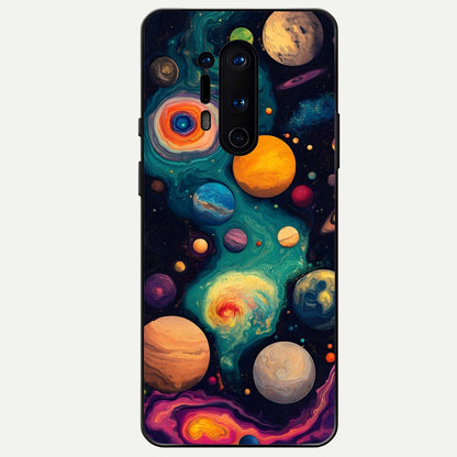  Cosmic Planet Journey Glass Case For OnePlus 8 Pro back cover – full design glossy printed glass finish
