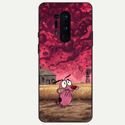  Courage Under Sky Glass Case For OnePlus 8 Pro back cover – full design glossy printed glass finish