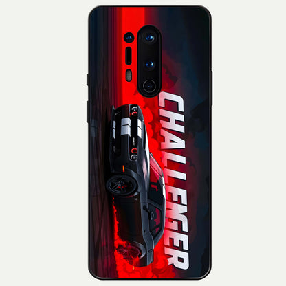  Crimson Challenger Fury Glass Case For OnePlus 8 Pro back cover – full design glossy printed glass finish