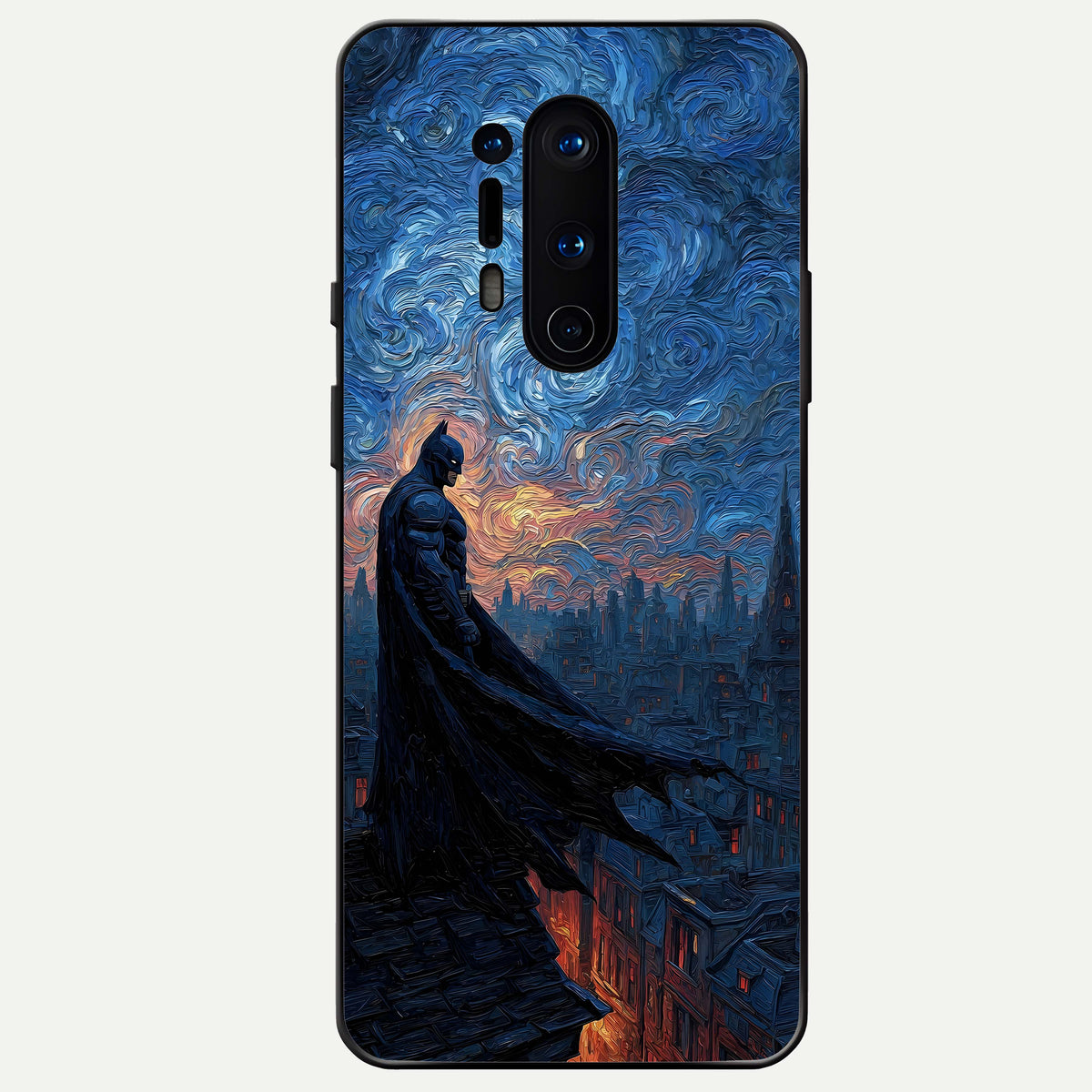  Dark Knight Dusk Glass Case For OnePlus 8 Pro back cover – full design glossy printed glass finish