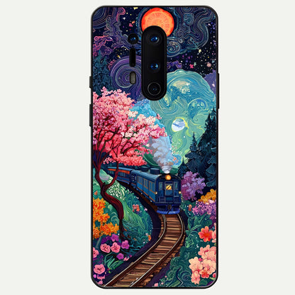  Digital Art Glass Case For OnePlus 8 Pro back cover – full design glossy printed glass finish