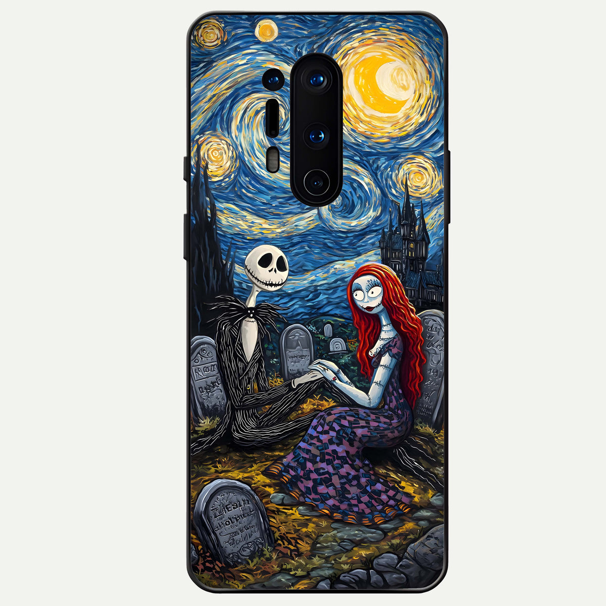  Eternal Night Love Glass Case For OnePlus 8 Pro back cover – full design glossy printed glass finish