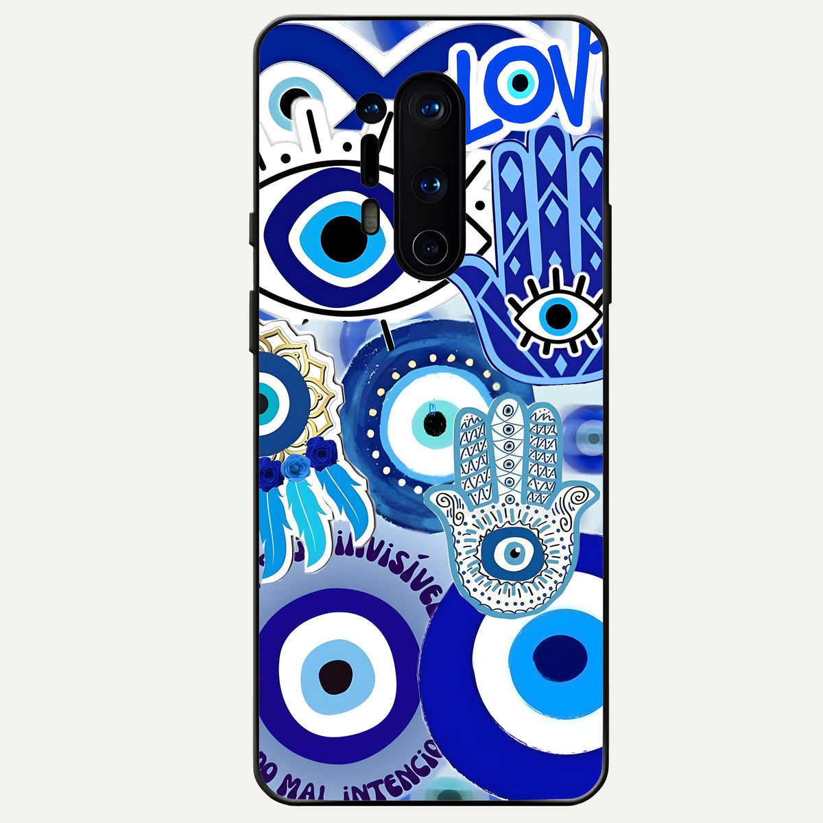  Evil Eyes Dream Glass Case For OnePlus 8 Pro back cover – full design glossy printed glass finish