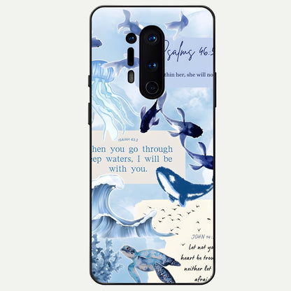  Faithful Ocean Promise Glass Case For OnePlus 8 Pro back cover – full design glossy printed glass finish