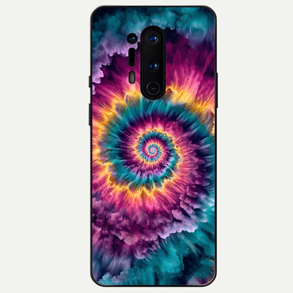  Galactic Spiral Burst Glass Case For OnePlus 8 Pro back cover – full design glossy printed glass finish
