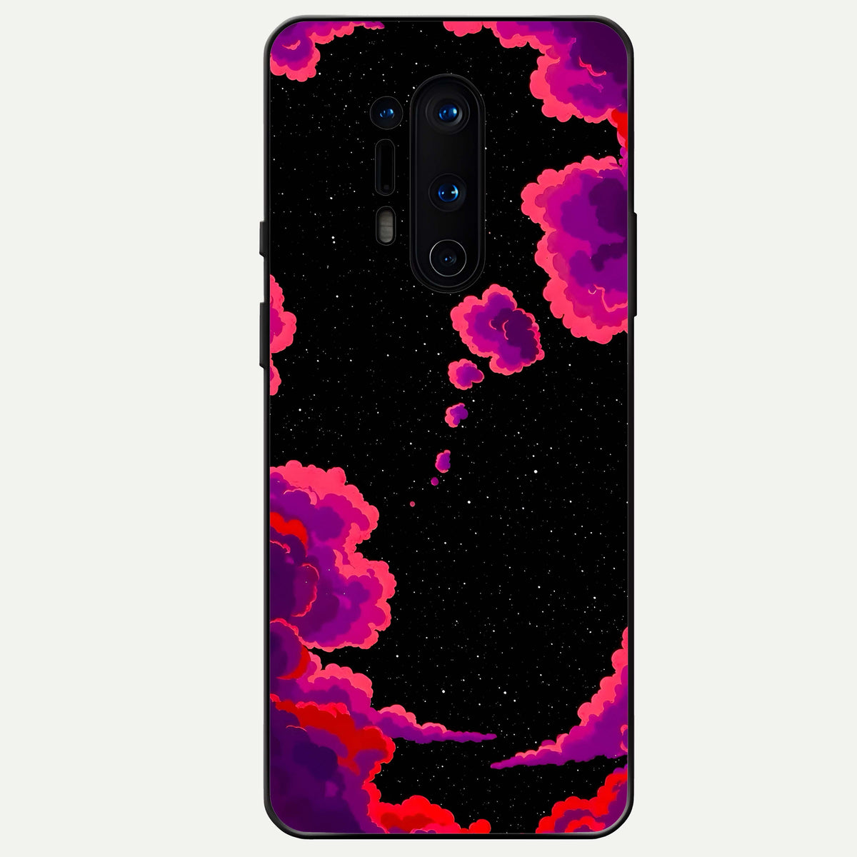  Galaxy Dream Frame Glass Case For OnePlus 8 Pro back cover – full design glossy printed glass finish