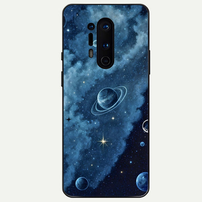  Galaxy Dream Space Glass Case For OnePlus 8 Pro back cover – full design glossy printed glass finish