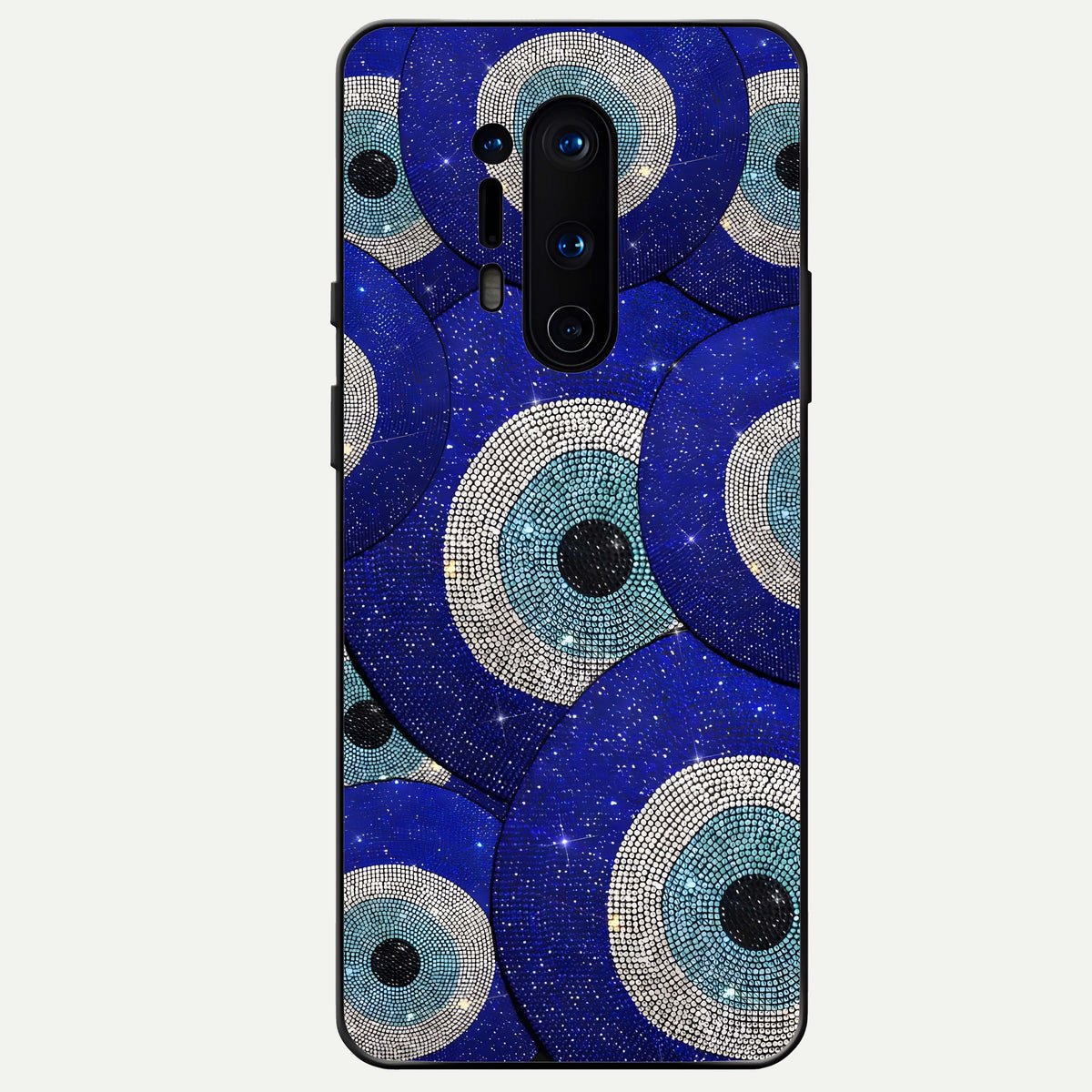  Galaxy Eye Flow Glass Case For OnePlus 8 Pro back cover – full design glossy printed glass finish
