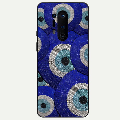  Galaxy Eye Flow Glass Case For OnePlus 8 Pro back cover – full design glossy printed glass finish