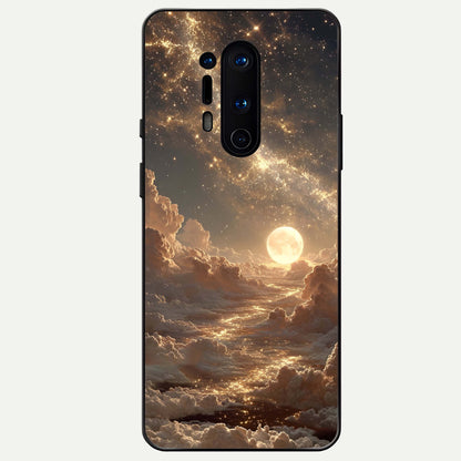  Golden Sky Dream Glass Case For OnePlus 8 Pro back cover – full design glossy printed glass finish