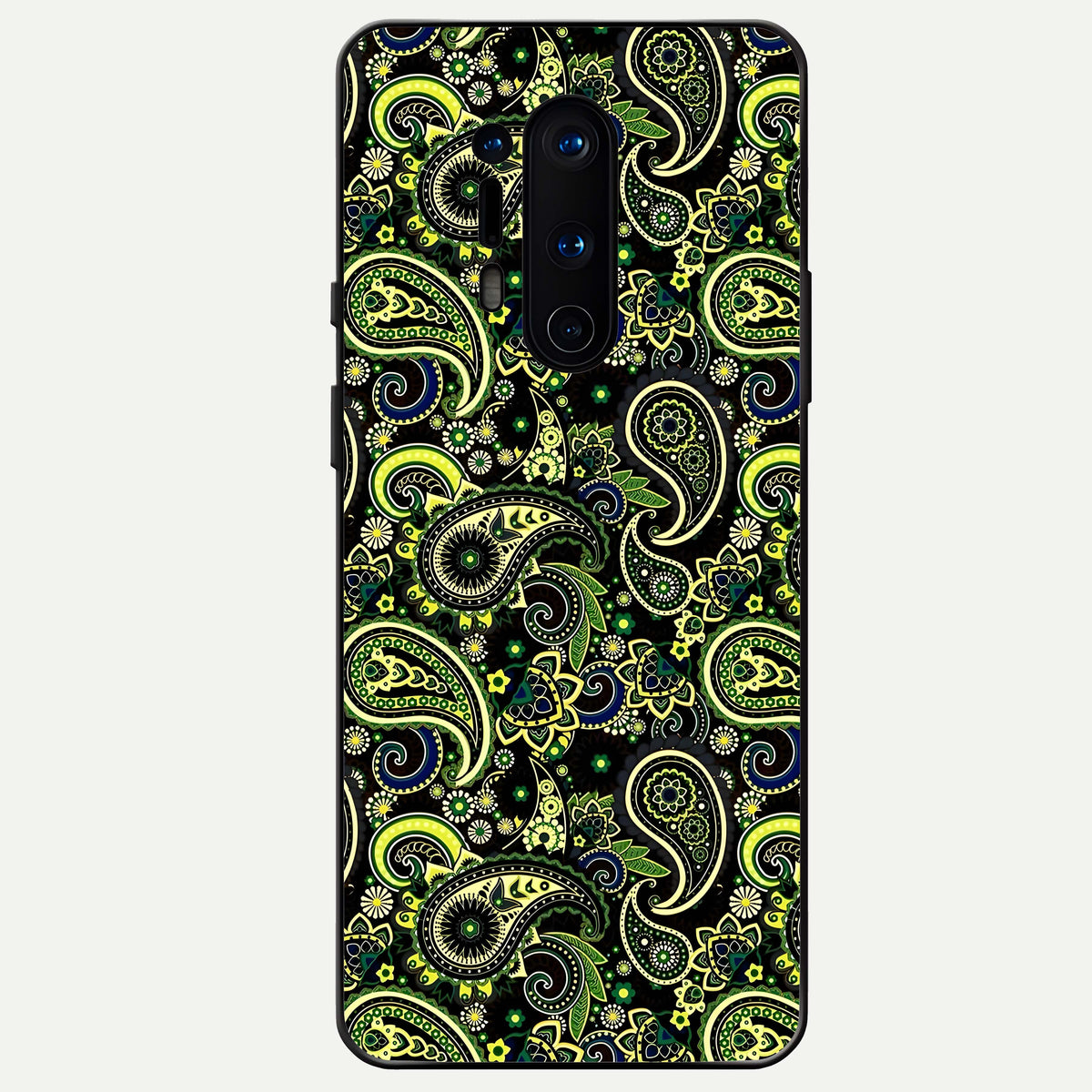  Green Lemon Glass Case For OnePlus 8 Pro back cover – full design glossy printed glass finish