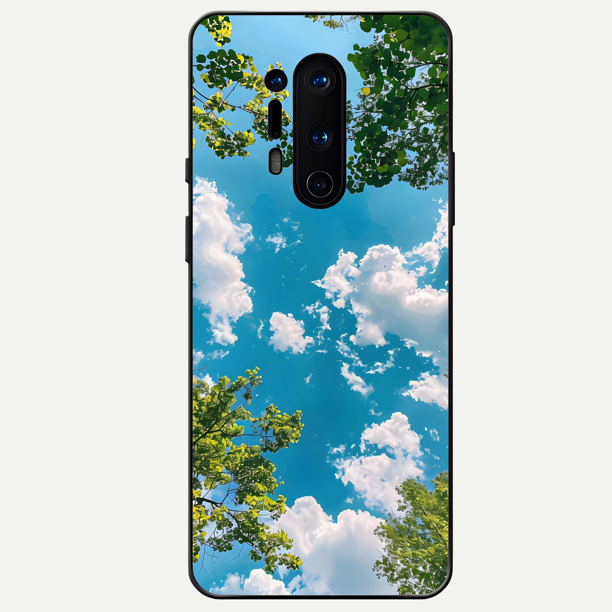  Green Moon Energy Glass Case For OnePlus 8 Pro back cover – full design glossy printed glass finish