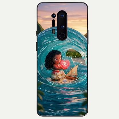  Heart of Ocean Glass Case For OnePlus 8 Pro back cover – full design glossy printed glass finish