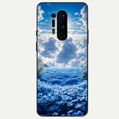  Heavenly Daisy Horizon Glass Case For OnePlus 8 Pro back cover – full design glossy printed glass finish