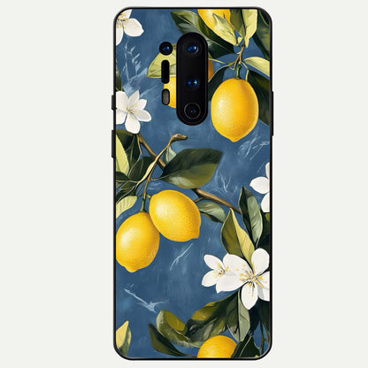  Lemon Dream Garden Glass Case For OnePlus 8 Pro back cover – full design glossy printed glass finish