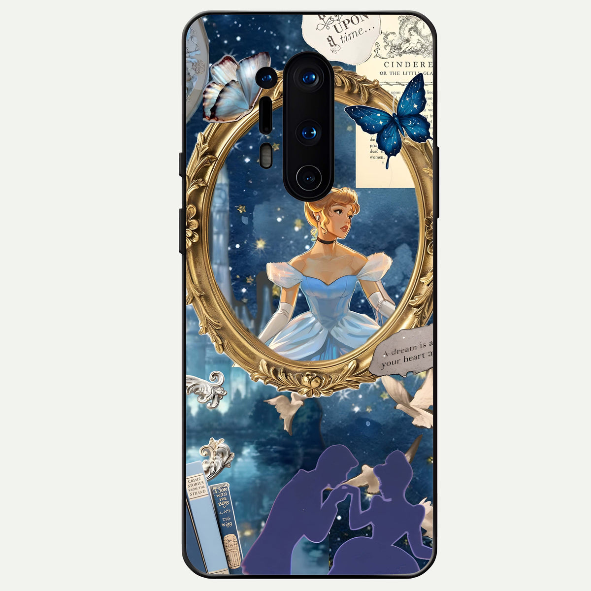  Midnight Queen Glass Case For OnePlus 8 Pro back cover – full design glossy printed glass finish