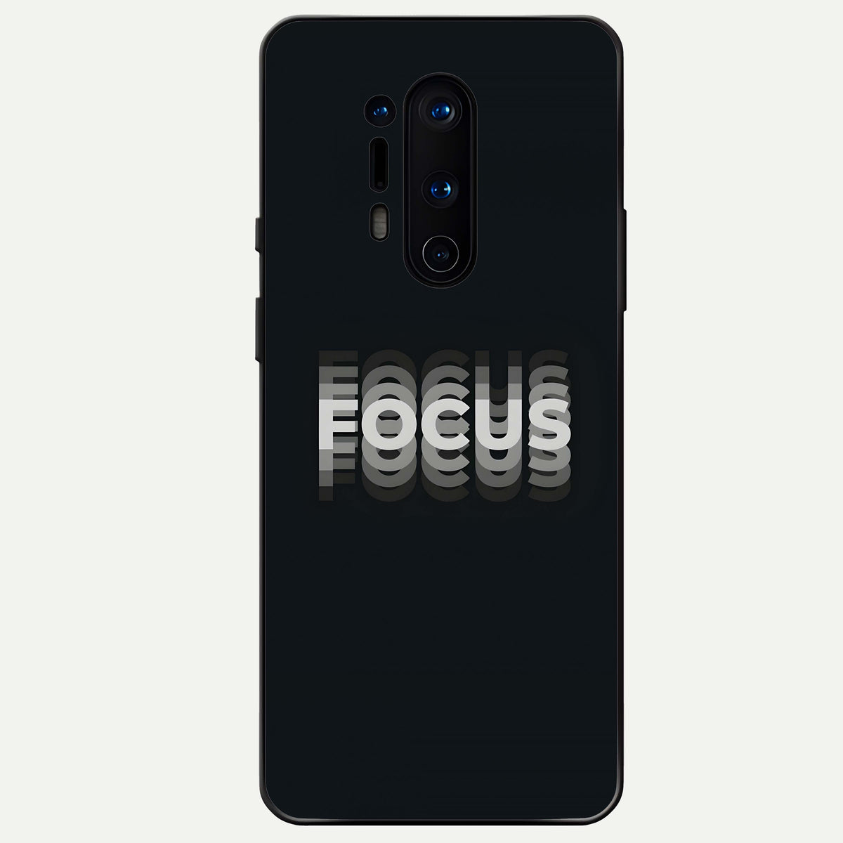  Mono Focus Vision Glass Case For OnePlus 8 Pro back cover – full design glossy printed glass finish