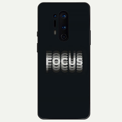  Mono Focus Vision Glass Case For OnePlus 8 Pro back cover – full design glossy printed glass finish