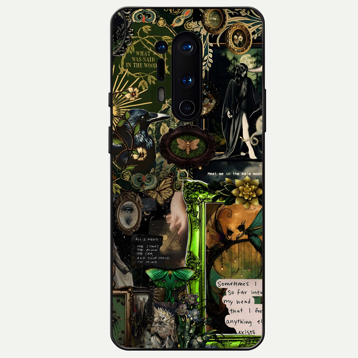  Mystic Woods Secret Glass Case For OnePlus 8 Pro back cover – full design glossy printed glass finish