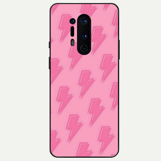  Pink Moo Magic Glass Case For OnePlus 8 Pro back cover – full design glossy printed glass finish