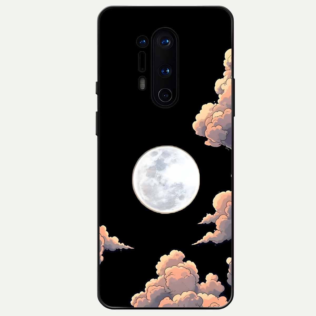  Shade Cloud Moon Glass Case For OnePlus 8 Pro back cover – full design glossy printed glass finish