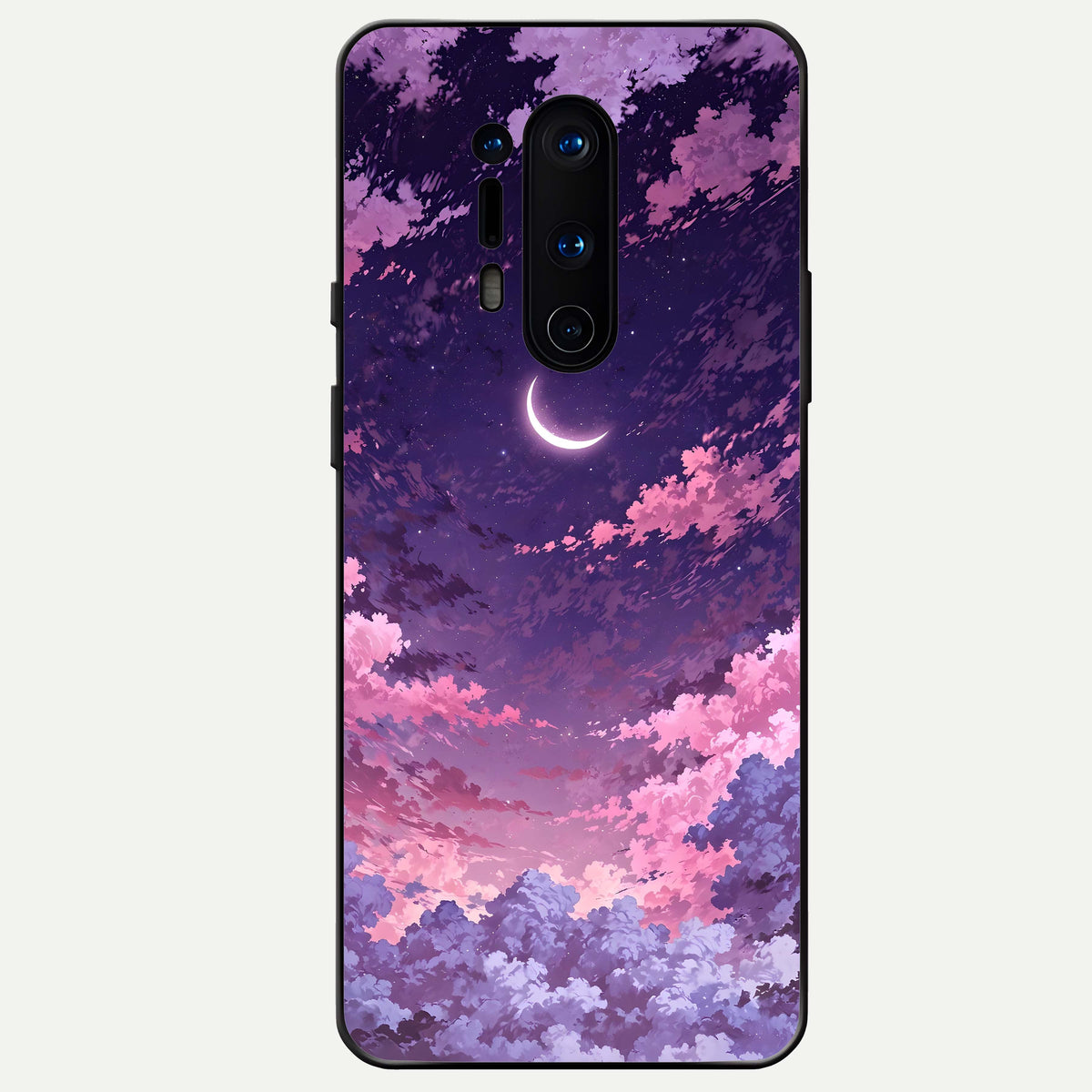  Sky Drift Clouds Glass Case For OnePlus 8 Pro back cover – full design glossy printed glass finish