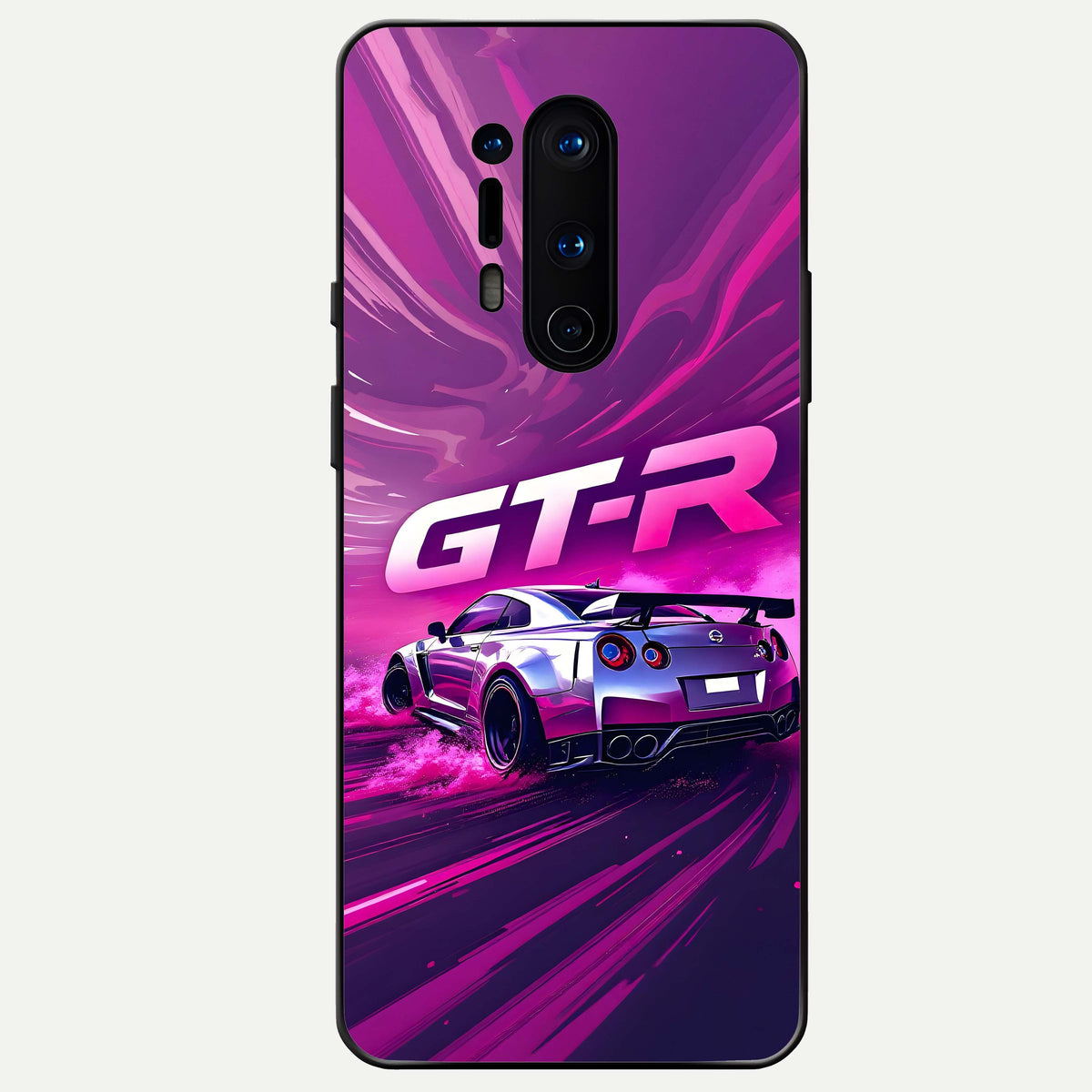  Speed Drift Legend Glass Case For OnePlus 8 Pro back cover – full design glossy printed glass finish