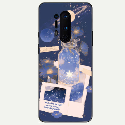  Starlit Cosmic Jar Glass Case For OnePlus 8 Pro back cover – full design glossy printed glass finish
