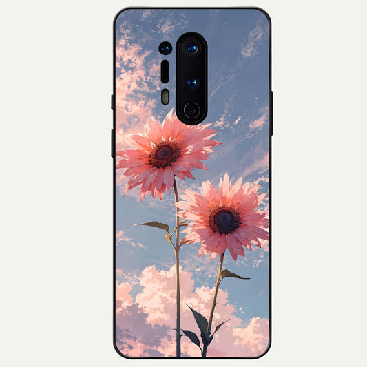  Sun Moon Balance Glass Case For OnePlus 8 Pro back cover – full design glossy printed glass finish