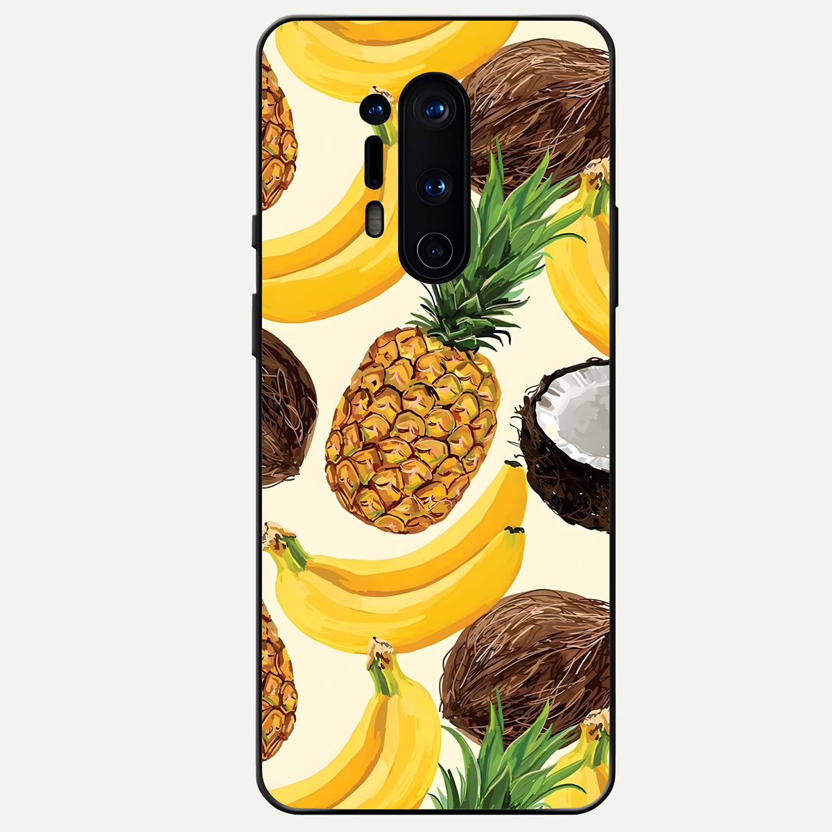  Tropical Fruit Mood Glass Case For OnePlus 8 Pro back cover – full design glossy printed glass finish