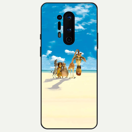  Tropical Fun Squad Glass Case For OnePlus 8 Pro back cover – full design glossy printed glass finish