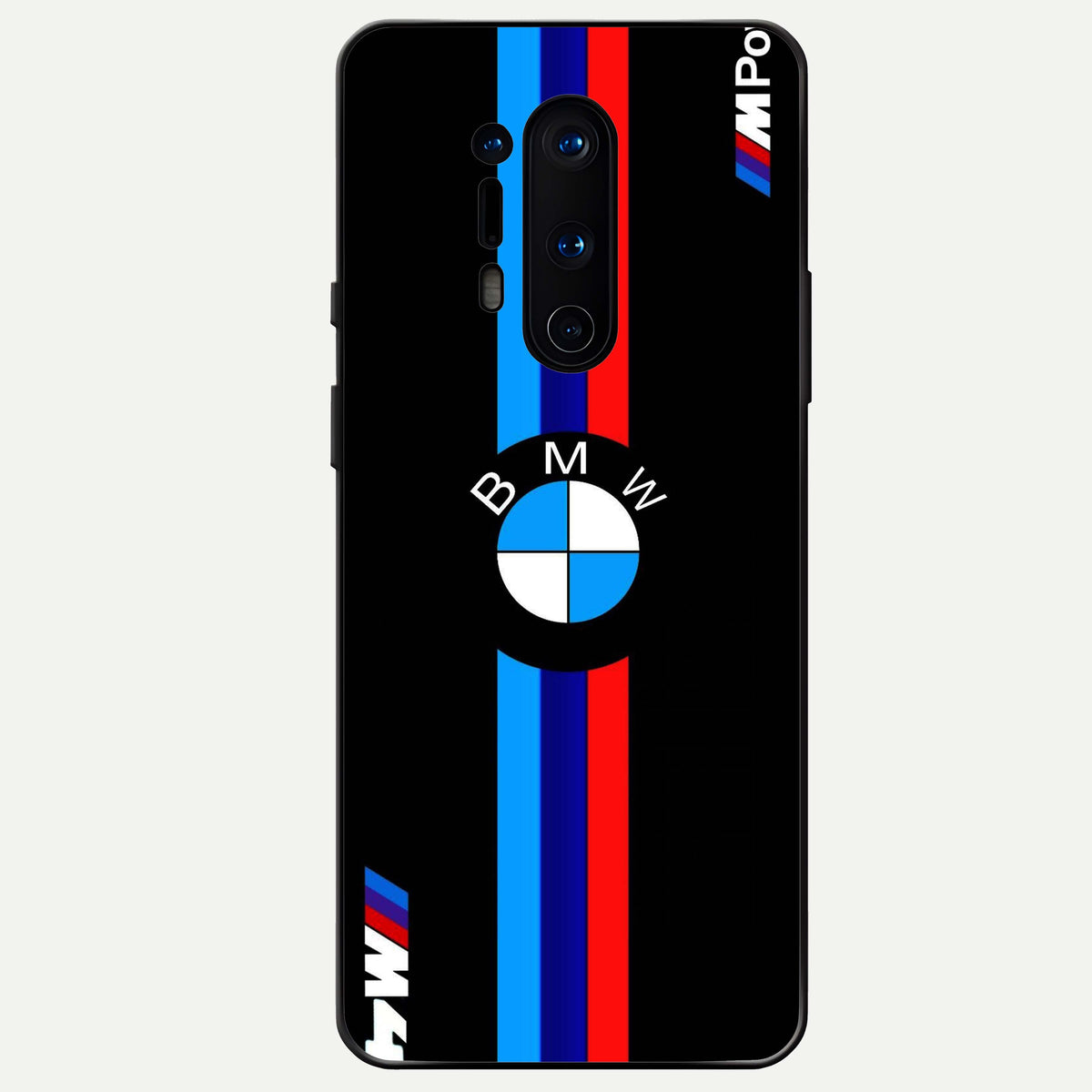  Turbo BMW Beast Glass Case For OnePlus 8 Pro back cover – full design glossy printed glass finish