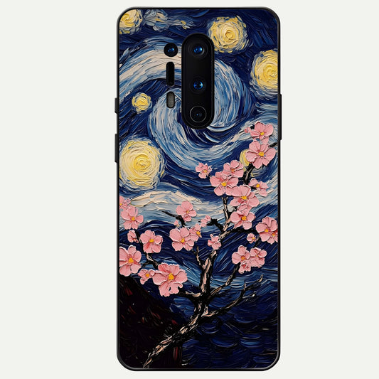  Van Gogh Scenery Glass Case For OnePlus 8 Pro back cover – full design glossy printed glass finish