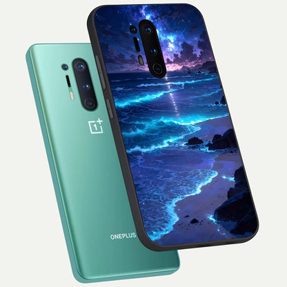  Classic Damn Look phone case For OnePlus 8 Pro showing premium glass back cover with detailed artwork
