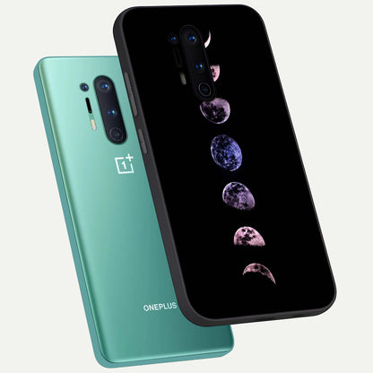  Crimson All Planets phone case For OnePlus 8 Pro showing premium glass back cover with detailed artwork