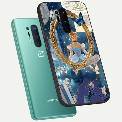  Midnight Queen phone case For OnePlus 8 Pro showing premium glass back cover with detailed artwork